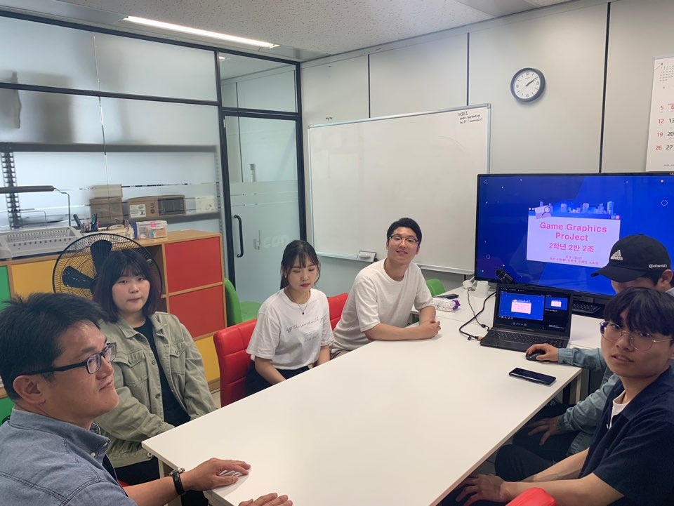 포토뉴스 - 2019. 2학년 캡스톤디자인 프로젝트- 산업체 컨설팅-(주)에버스톤 | 웹툰디자인과